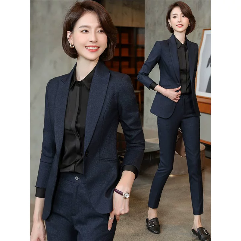 Костюм костюм женский 2025 новый весенний и осенний темпераментный костюм высокого класса профессиональный халат менеджер отеля рабочая одежда