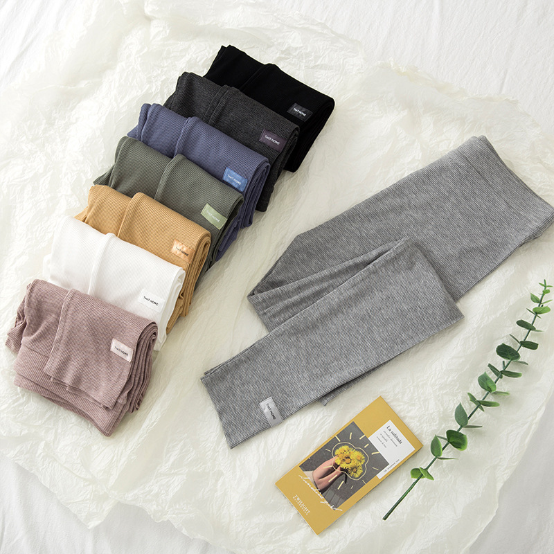 9098 # New Modal Leggings for Women, Thin Summer Style, Wholesale from Yiwu, Plus Size, High-Waisted, Slimming, Nine-Point Pants