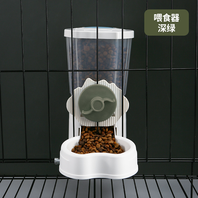 Nueva mascota colgante dispensador de agua boca a prueba de humedad alimentador automático de agua alimentador de perro nido fijo jaula colgante tazón