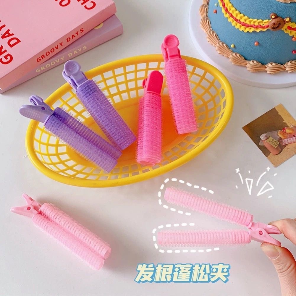 Korean Hair Root Fluffy Head Hairpin Hair Artifact High Cranial Top Bangs Roll Summer Fixed Clip Headwear Front Clip for Women