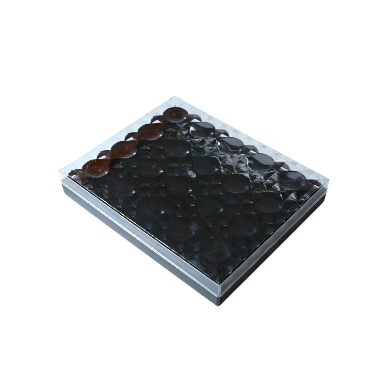 Caja de plástico cuadrada de 20 gránulos Jinsha bola de chocolate dulces dulces de boda caja de regalo PS caja de plástico