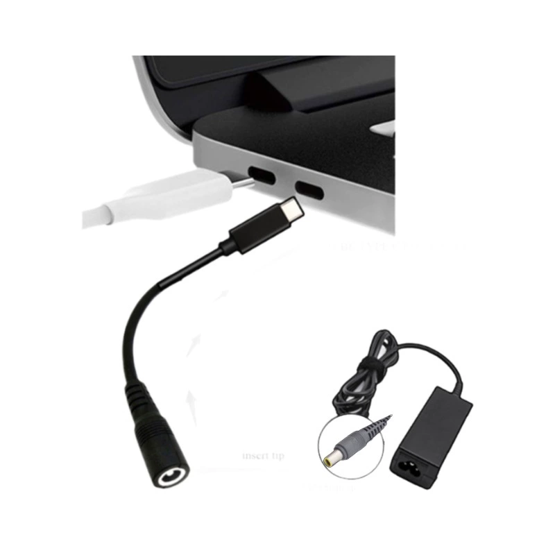 Кабель питания Type-C PD, USB-C PD зарядный кабель, обычный адаптер в PD шнур питания