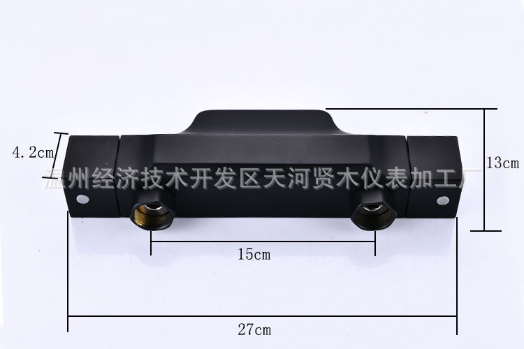Wholesale brass waterfall bathtub faucet, hotel exposed black bathtub side cold and hot shower head set undefined