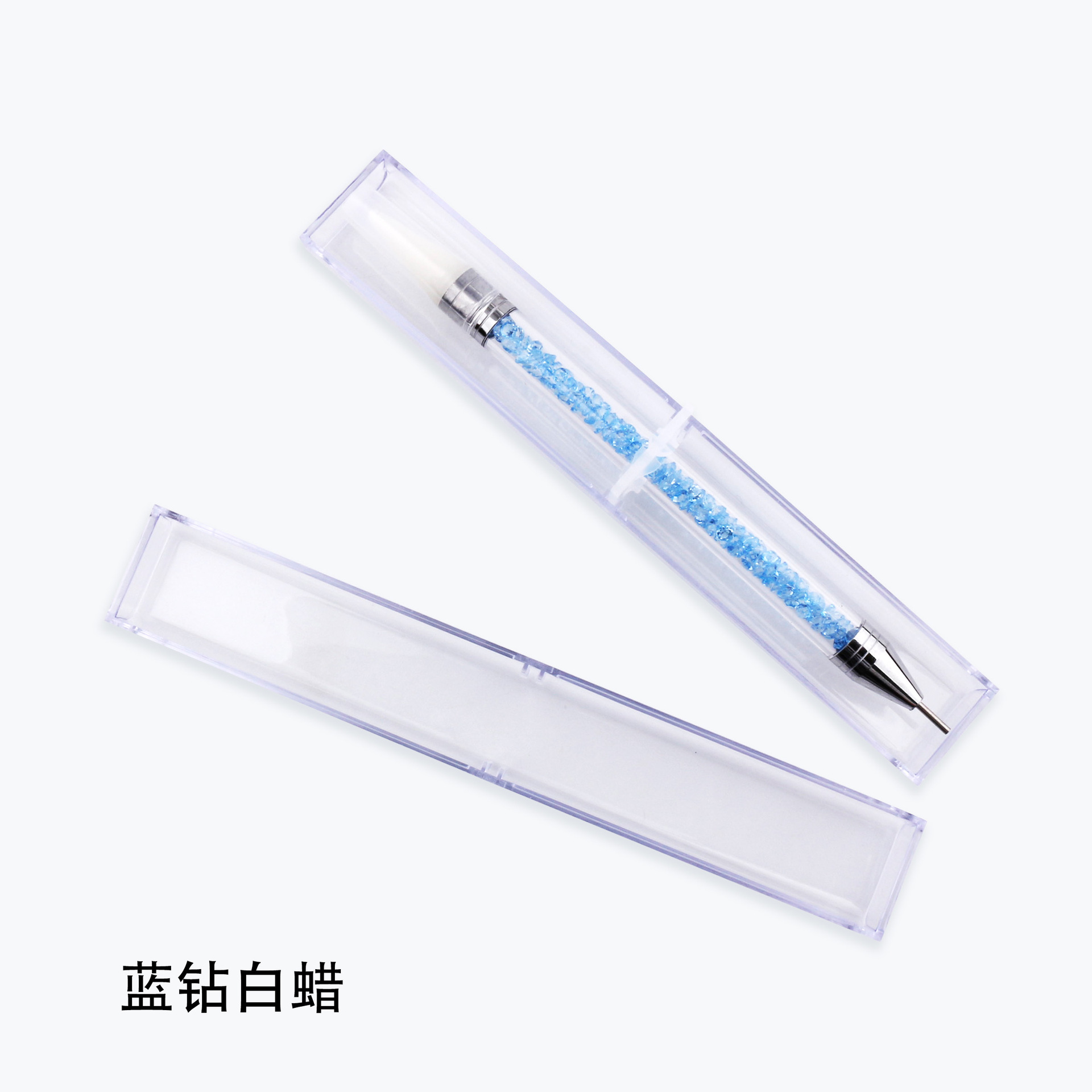 Lápiz Seleccionador de Decoraciones para Uñas de Acrílico Doble Cabeza para Manicura