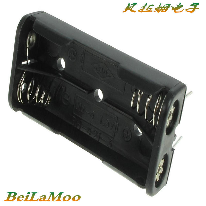 7号2节插针电池盒，七号2节电池盒，七号两节插针电池座