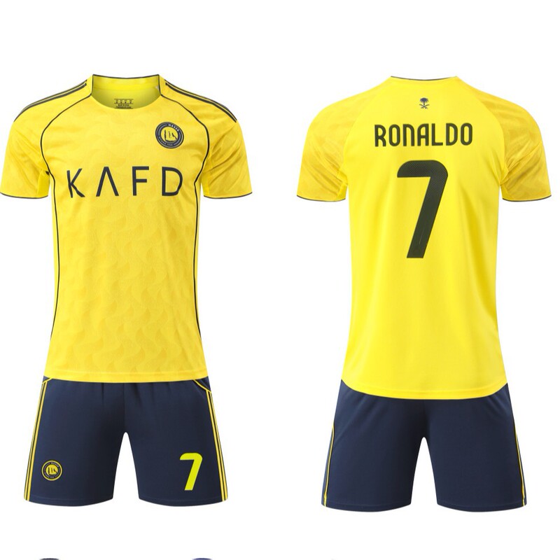 25-26 Riyadh Victory Home No. 7 Club Football Uniform Kidsren's Adult Team Uniform Jersey Size 14-3XL 25-26 Riyadh Victory Home No. 7 Club Football Uniform Kidsren's Adult Team Uniform Jersey Size 14-3XL