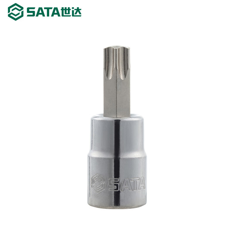 SATA世达工具 10MM系列50MM长中孔花形旋具套筒