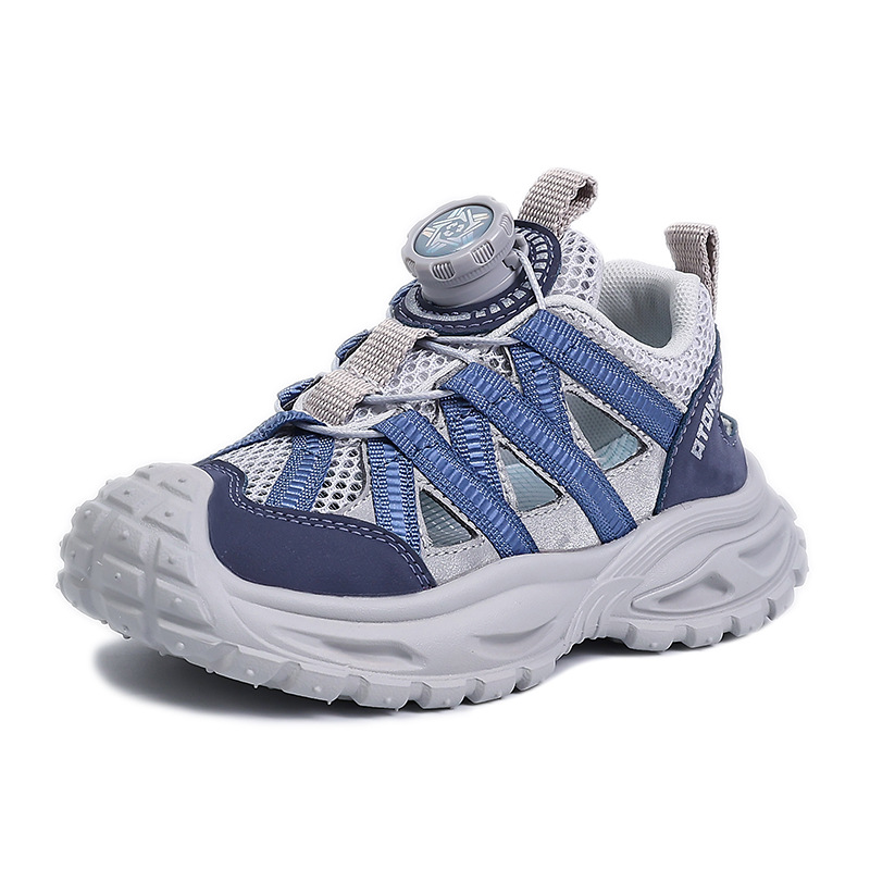 Breathable children's fashionable white sneakers for men and women