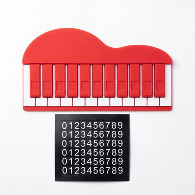 Nömrəli dayanma kartı Number Plate, Car Phone Number Plate - red