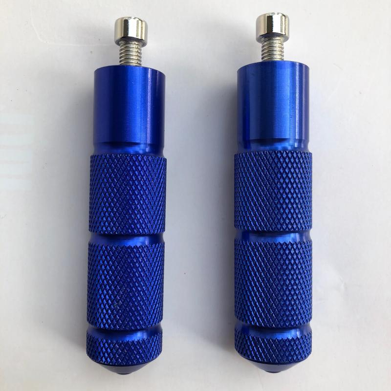 Diàndòngchē – Electric vehicle pedal Foot Pegs Aluminum - blue-front-pair