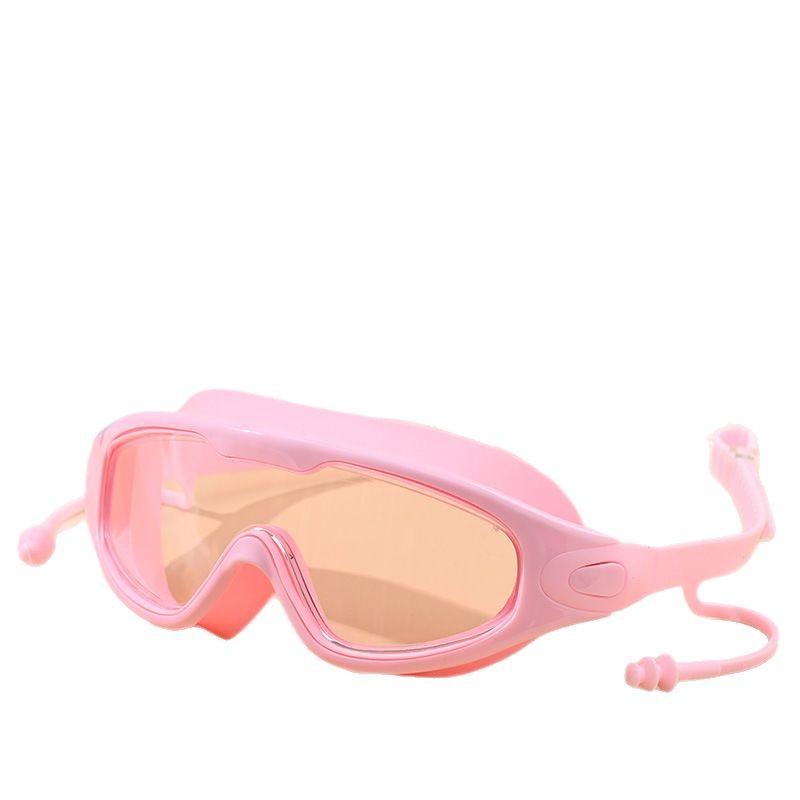 Gafas de Natación de Marco Grande para Niños de PC, Impermeable y Antivaho, para Natación