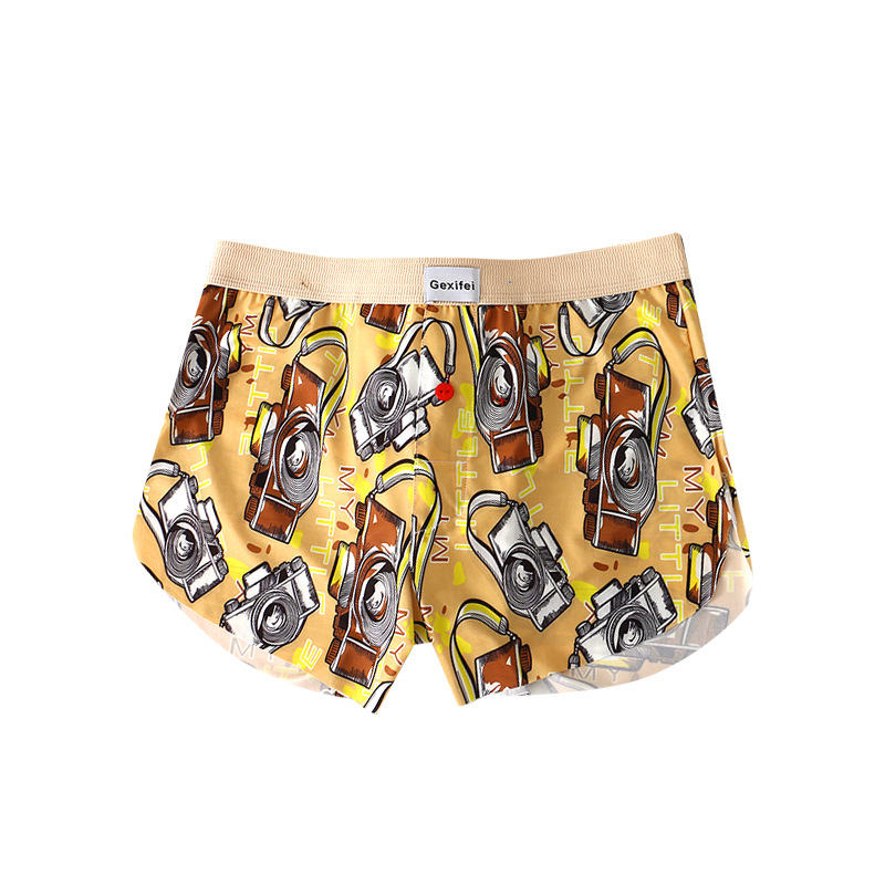 Pantalones cortos de hombre de ángulo plano de alto grado de hielo de seda Arro Pantalones deportivos de estilo masculino Pantalones interiores de hombre procesamiento personalizado