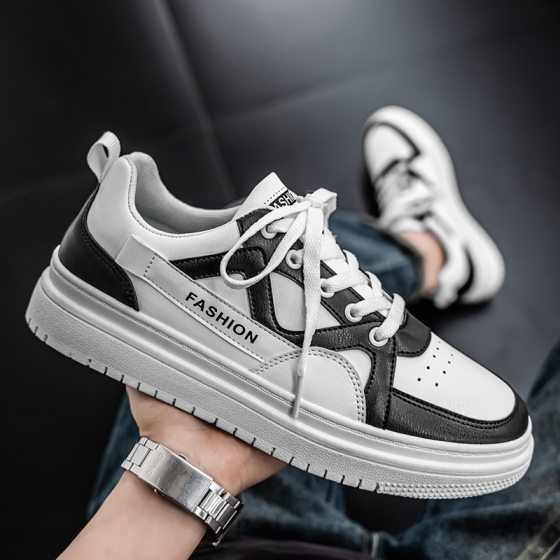 Men's Shoes 2025 Spring and Autumn All-match Casual Interior Height Increasing New Shoes Men's Low-top Trendy Sports Sneakers Men's Spring and Autumn Style
