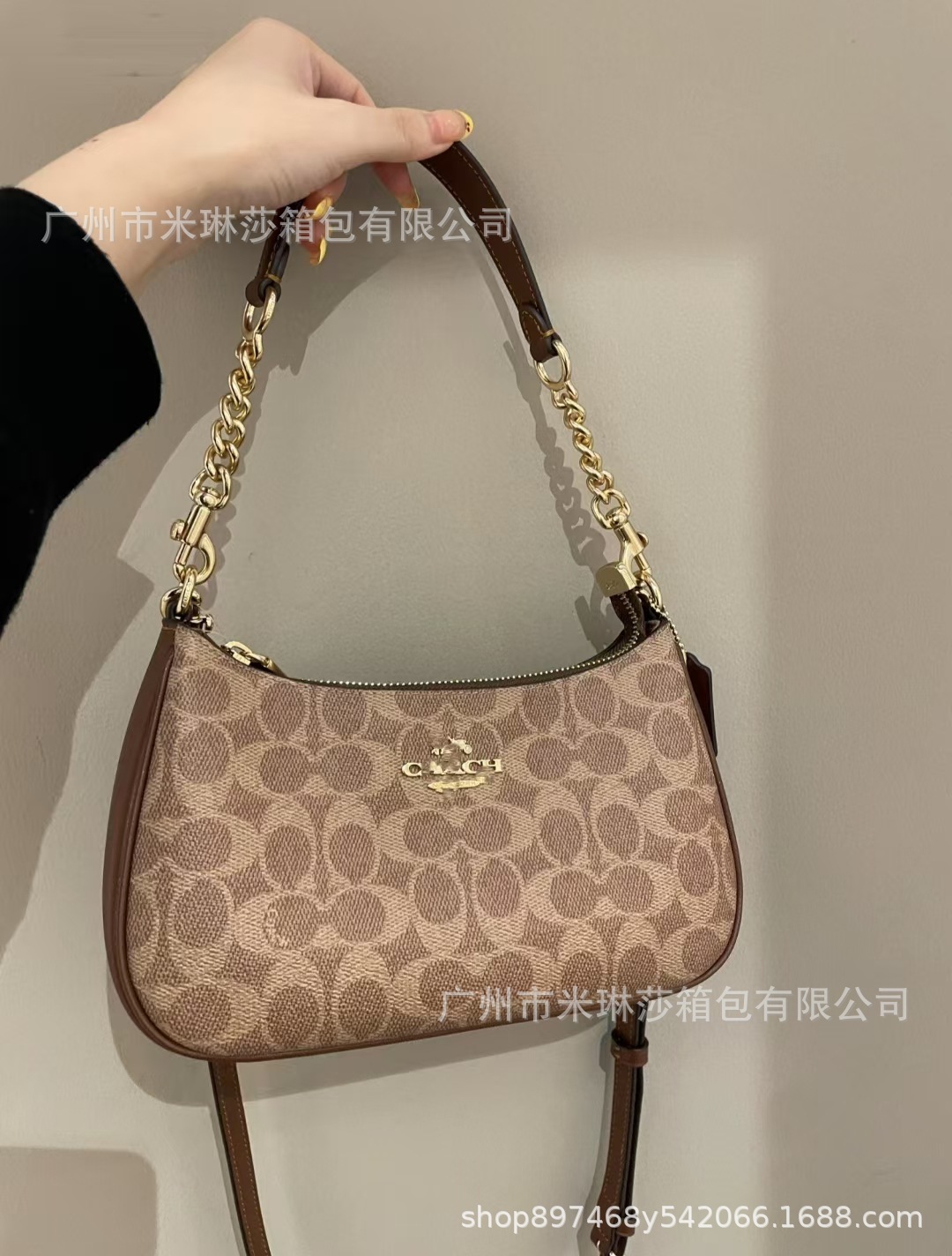 Versión alta de Kome C casa Teri25 bolso de cuero para mujeres brazales de moda versátil bolso de mahjong de flores viejas bolsas de hombro