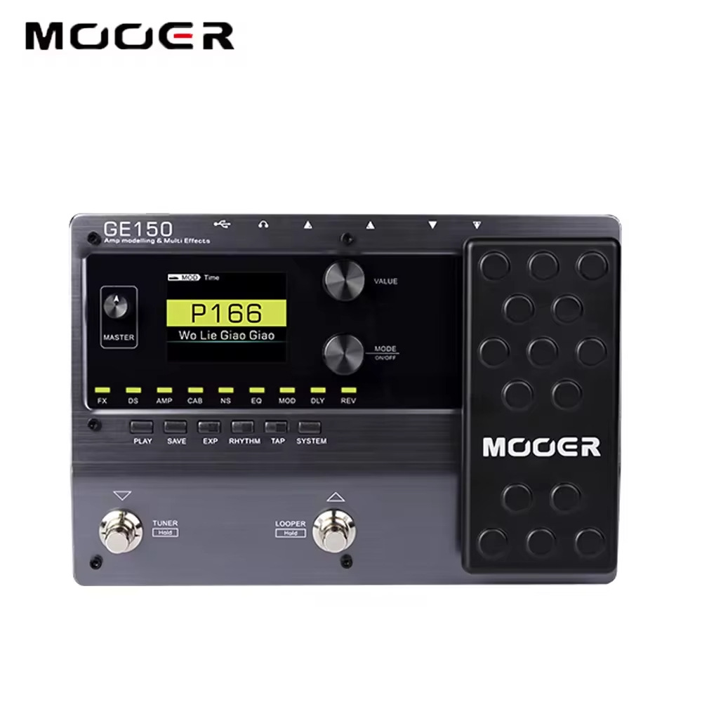 Mooer GE150 Gitara Multi-Effekt Prosessoru, 9 Effekt Növü