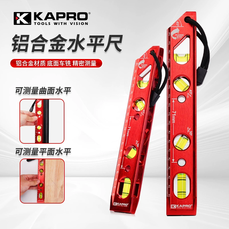 KAPRO Cape Road Level Многофункциональный сильный магнитный мини-литьевой уровень 4 Уровень установки пузырьковой трубы 925