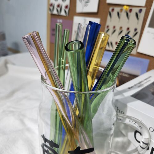 Accessories Straw, Non-disposable Glass Straw, Stainless Steel Straw Set, Food Grade Silicone and Latex Straw