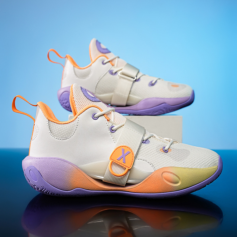 Zapatos de baloncesto transfronterizos de verano 6 generaciones de zapatos de baloncesto amortiguadores de fricción de estudiantes de primaria y secundaria sonidos seis zapatos deportivos image 6