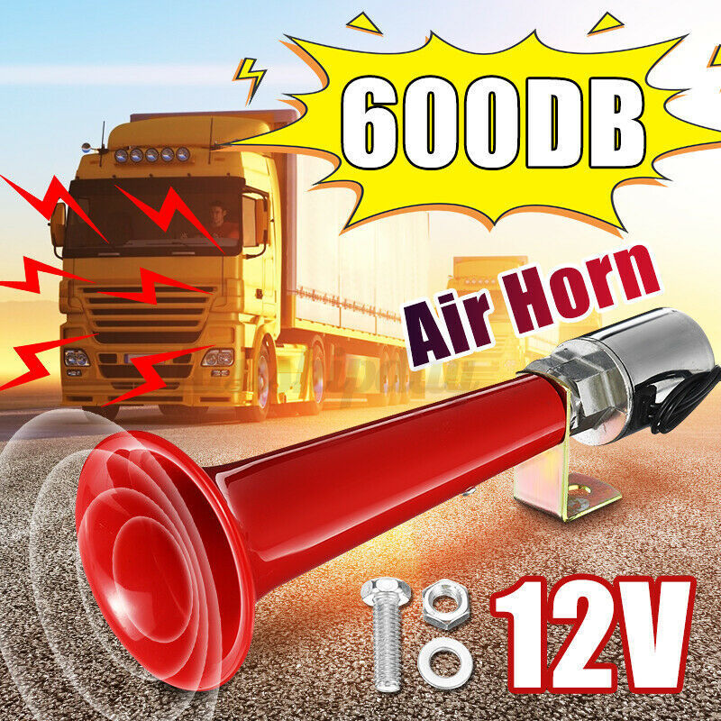 Electroplating/New Car Truck Truck Single-Tube Horn 12V 24V 180Db Bird Call Subwoofer Air Horn