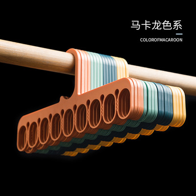 抖音同款魔術衣架衣櫃收納架可旋轉曬衣架防滑多功能九孔衣架批發