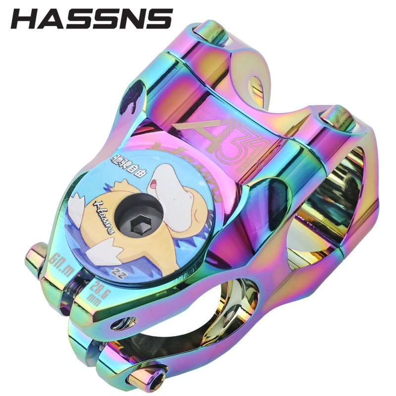 HASSNS山地公路自行车铝合金碗组盖超轻28.6头管二次元动漫把立盖|undefined