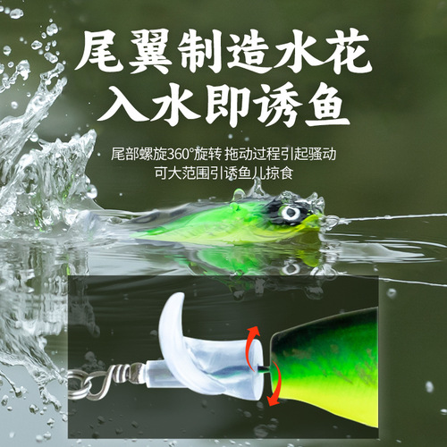 Pool blade surface tractor Luya bait cocked mouth bass blackfish special fake bait long-range floating pencil fake bait wholesale