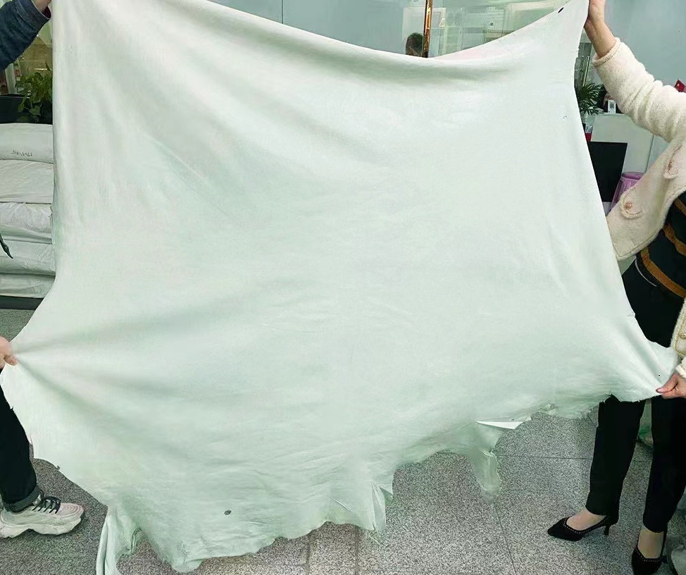 现货劳保水染手套皮柔软真皮手套皮料户外工作皮革整张