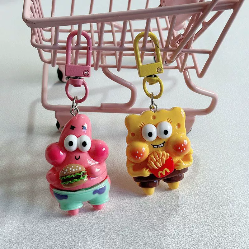 Sponge children's keychain, backpack for beloved, Birthday gift