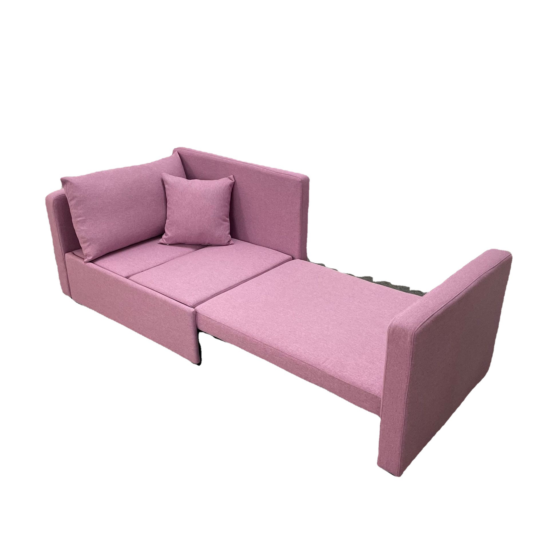 Sofá cama de doble propósito de una sola persona, marco de metal, balcón de hierro forjado, sofá plegable multifuncional, oficina de hotel, apartamento