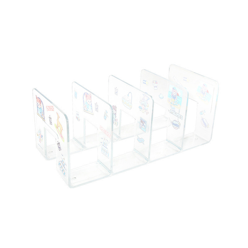 ブックエンド透明本棚アクリルブックエンドイン収納テーブルブック厚みのあるファイルブック事務用品展示会|undefined
