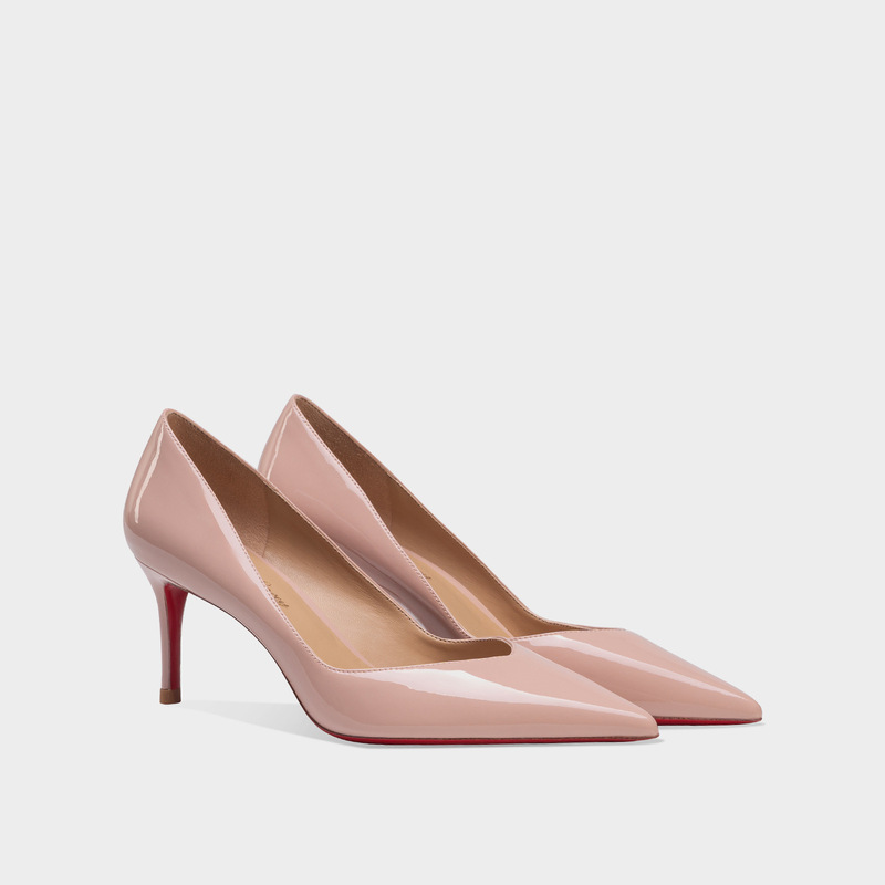 Elegant stiletto high heels for women, 2026 spring-summer new fashion, shallow cut, large size, nude patent leather, V-cut pointed toe single shoes Elegant stiletto high heels for women, 2026 spring-summer new fashion, shallow cut, large size, nude patent leather, V-cut pointed toe single shoes
