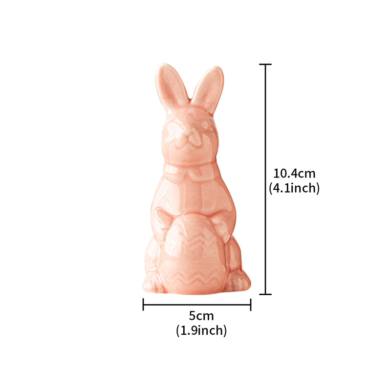 핑크 계란 토끼-소형