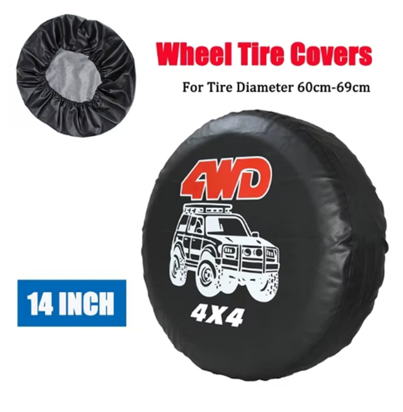 Tire Cover Car Cover 14-17 Inch Protective Cover Tire Cover Dust Cover Suitable for Cars, Electric Cars, Rovers, Off-Road Vehicles