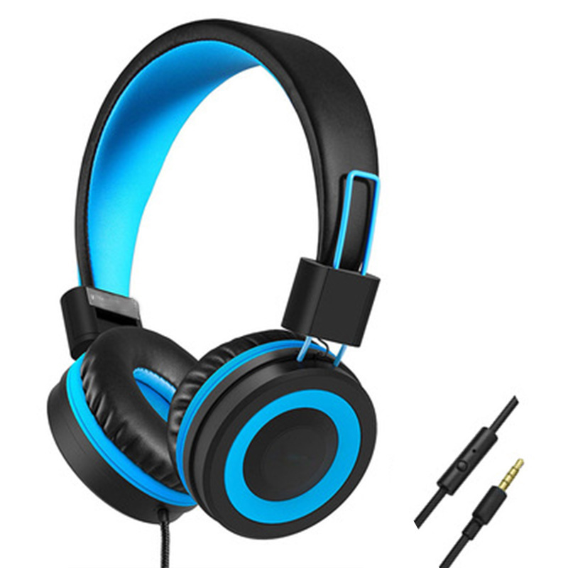 Wholesale Wearing Wired Mobile Phone Music Earphone with McCarton Internet Celebrity Color Foldable Gift Children's Earphone