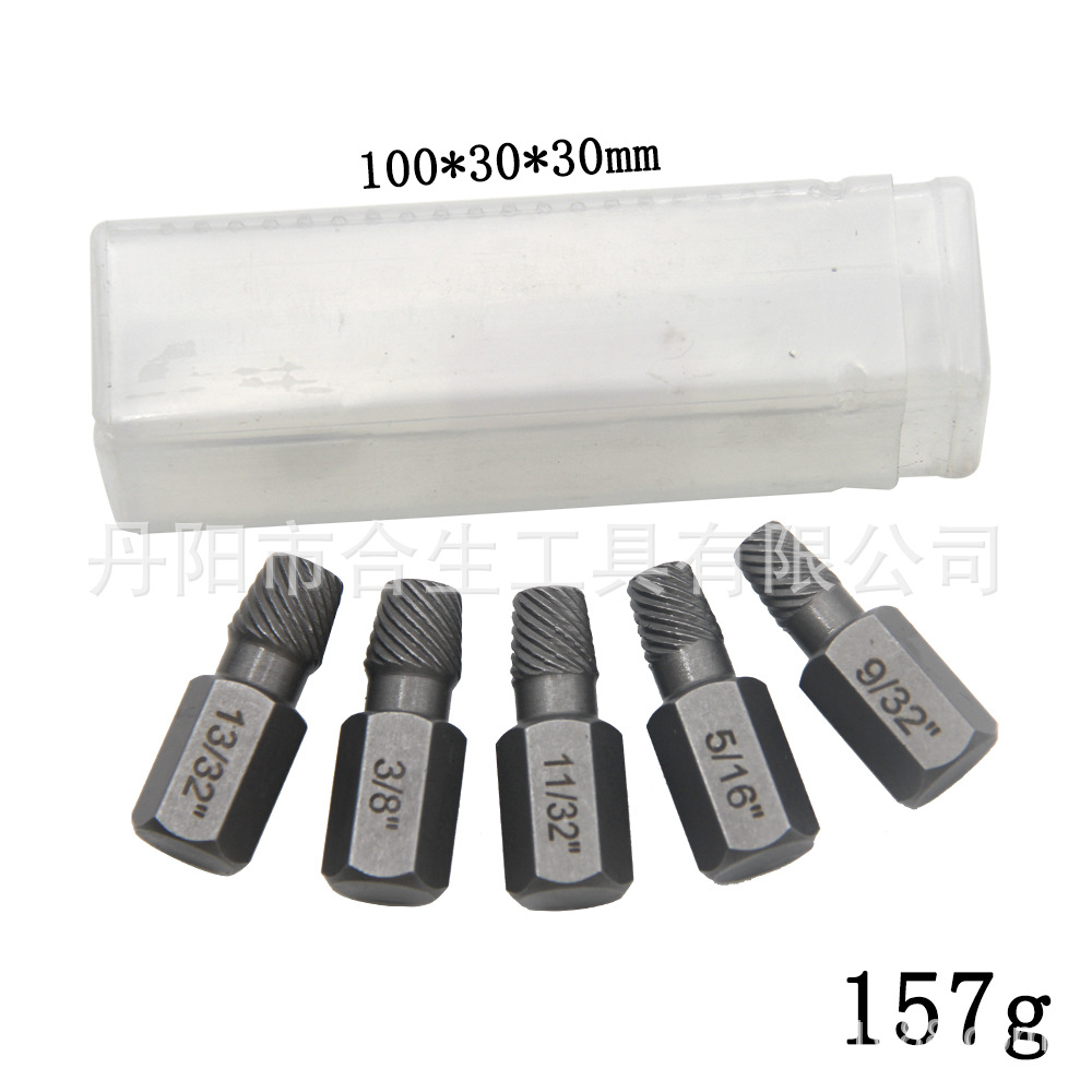 Dispositivo de extracción de tornillo de cabeza rota en pulgadas, llave de múltiples estribos, diente deslizante, alambre roto, tornillo roto, juego de herramientas de extracción