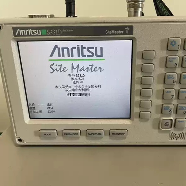 美国正品Anritsu安立S331D 驻波比测试仪 电缆天线分析仪