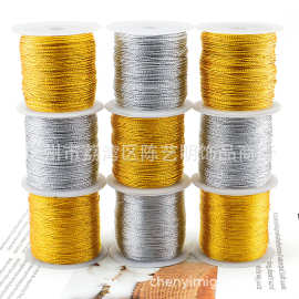 金银线3股6股9股金店金线银线编手链戒指项链挂绳DIY金扫把线绕线