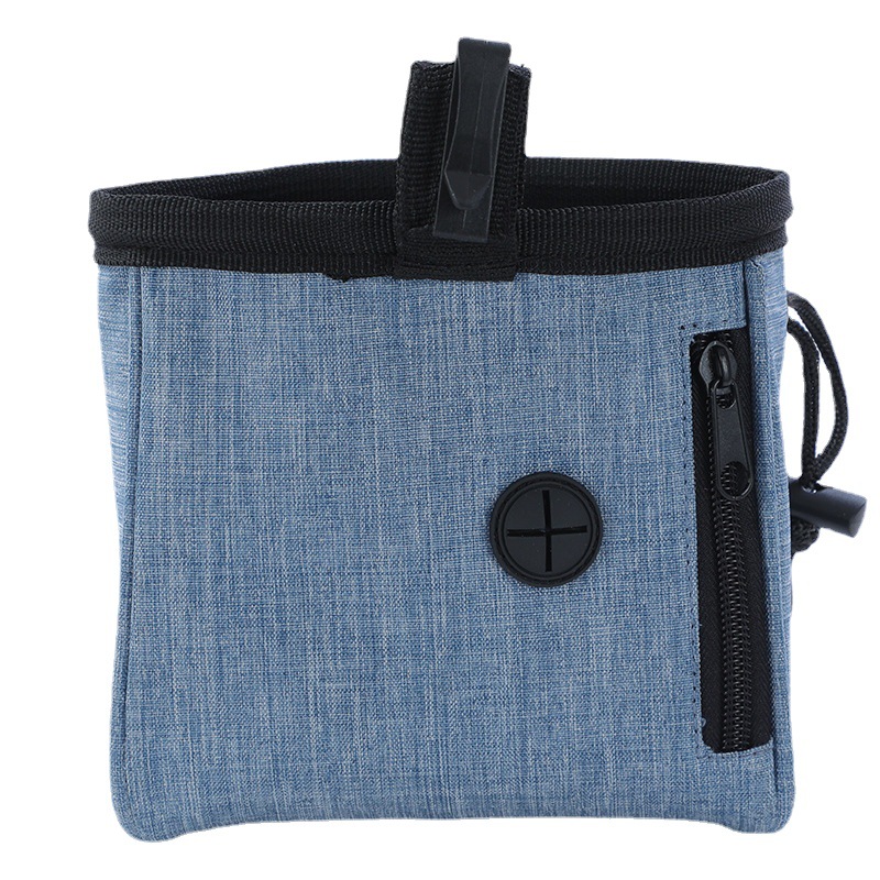 Entrenamiento de mascotas bolsa de merienda equipo de entrenamiento para mascotas bolsa de cintura bolsa de merienda protección del medio ambiente conveniente bolsa de gran capacidad suministros para mascotas