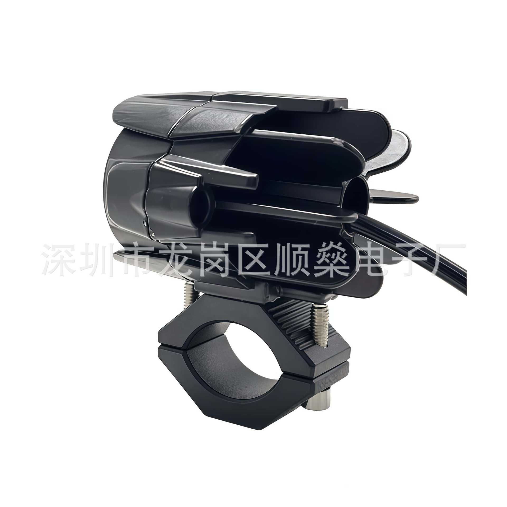 Cross-Border Motorcycle External Water Bird Spotlight Led Yellow and White Two-Color Electric Motorcycle Headlight Super Bright Paving Spotlight