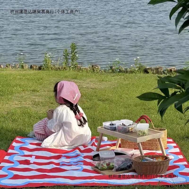 海边野餐地垫户外野餐垫隔潮防潮垫便携牛津布加厚防水防潮沙滩垫|undefined