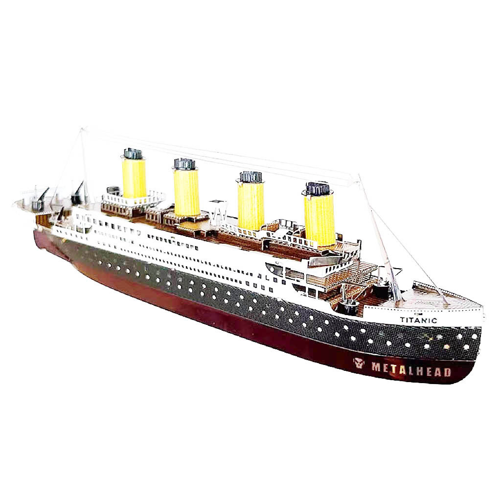 Modelo loco armar un Titanic DIY metal rompecabezas montado modelo miniatura hierro decoración regalo