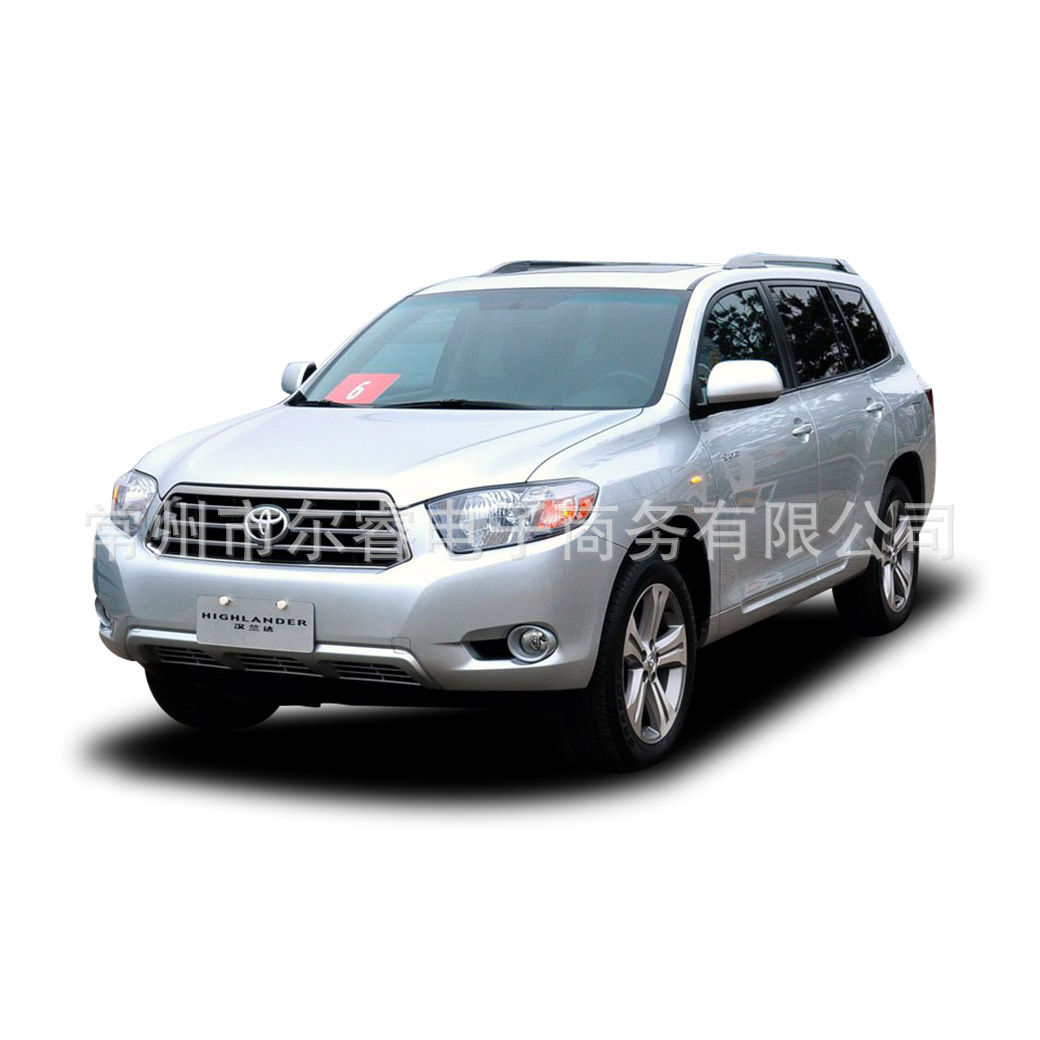 Suitable for Toyota Highlander Front Bumper and Rear Bumper, 09-11 Model Highlander Front and Rear Bumper Surround with Paint