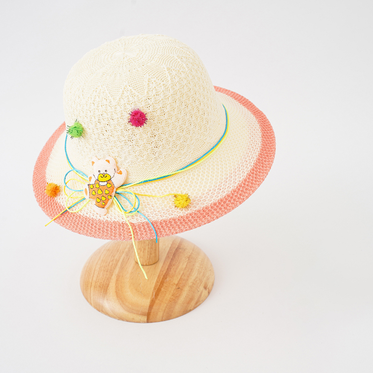 2023 nuevo sombrero de Sol de protección solar de verano para niñas de paja sombrero de playa para niños sombrero de sol image 2