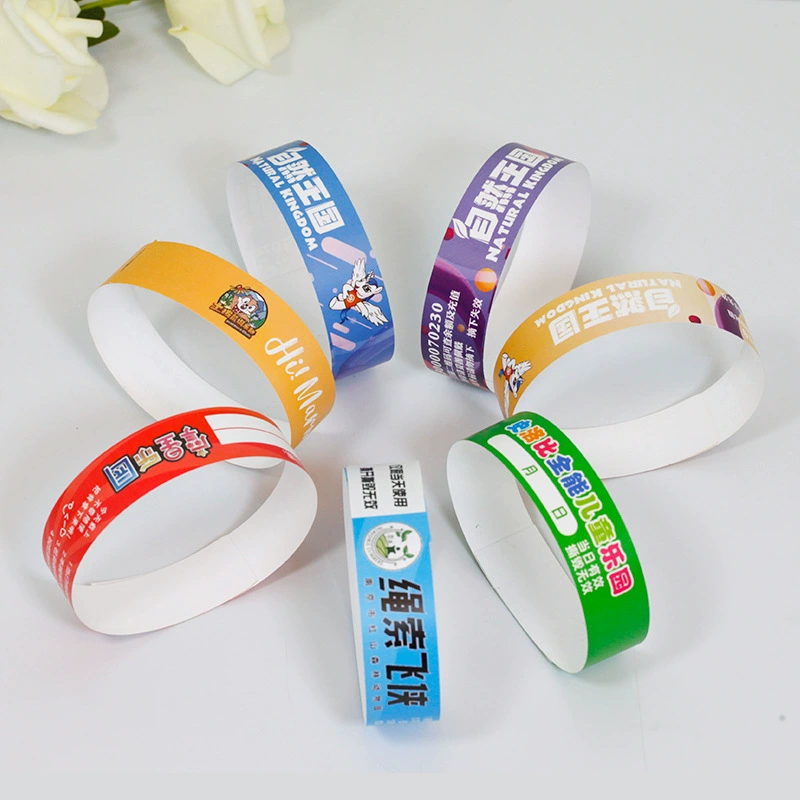Disposable children's bracelet for amusement parks, custom-made