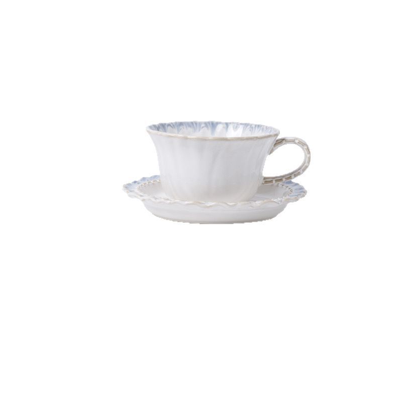 煙青陶磁器窯変宮廷風下昼寝茶陶磁器コーヒーカップ皿に格調紅茶コーヒー牛乳カップがある|undefined