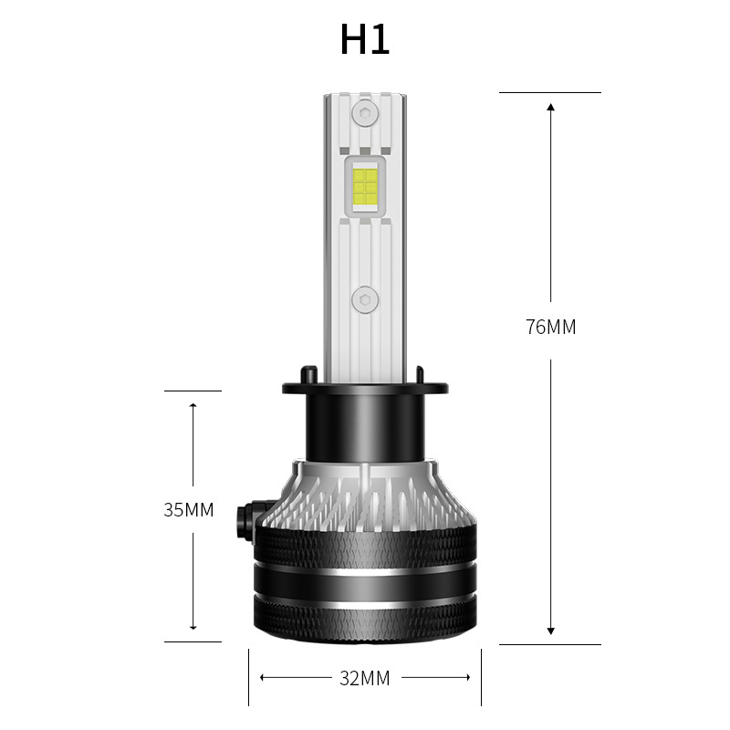 Q5 faro LED de doble tubo de cobre H11 faro láser de automóvil súper brillante H7 bombilla modificada H4 faro integrado lejano y cercano