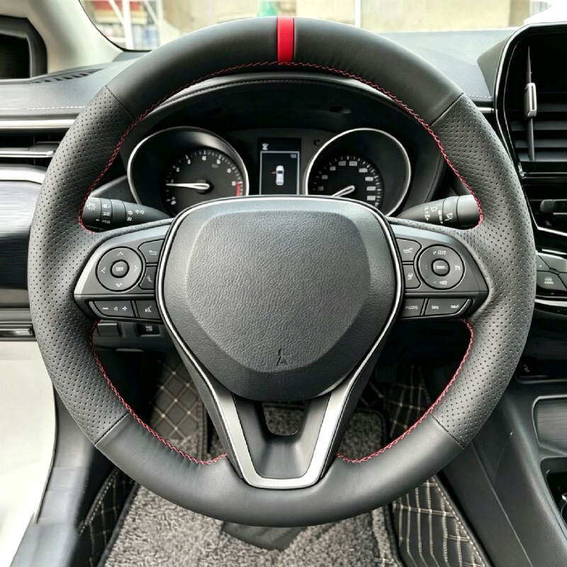 Toyota Camry, Avalon, Revo steering wheel cover, Corolla steering wheel cover, four-season hand-sewn steering wheel cover