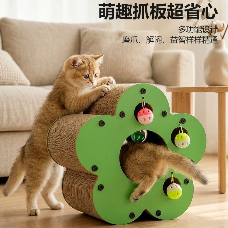 Flores para gatos placa de agarre resistente al desgaste no descascar gato nido todo en uno afilador de garras juguete para gatos auto-hi alivio de aburrimiento vertical gato escalada marco