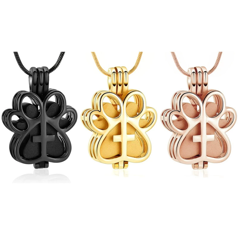 Лучший продаваемый на Amazon кулон-урна из нержавеющей стали с вырезом для хранения шерсти питомца и открывающаяся урна-банка