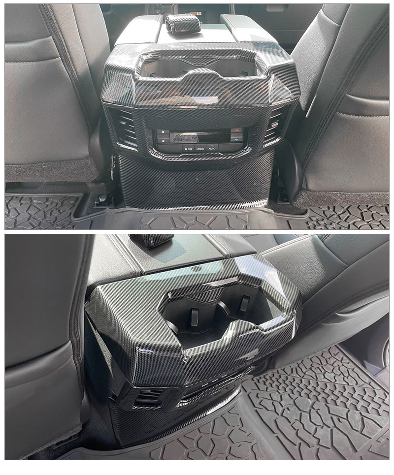 Suitable for 22-26 Models of Toyota Sequoia Rear Air Vent Cup Holder Interior Modification
